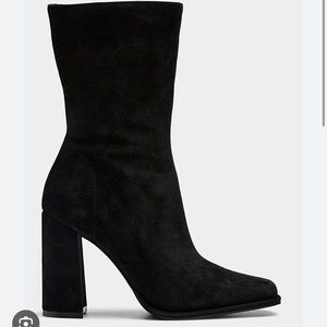 Steve Madden Lockwood Block-Heel Suede Boots